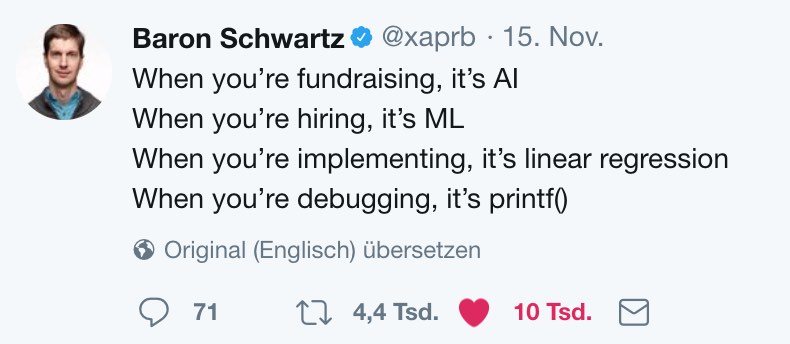 machine learning buzzwords