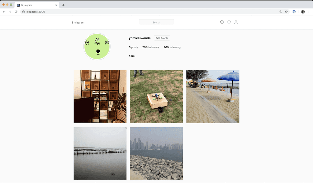 react instagram clone