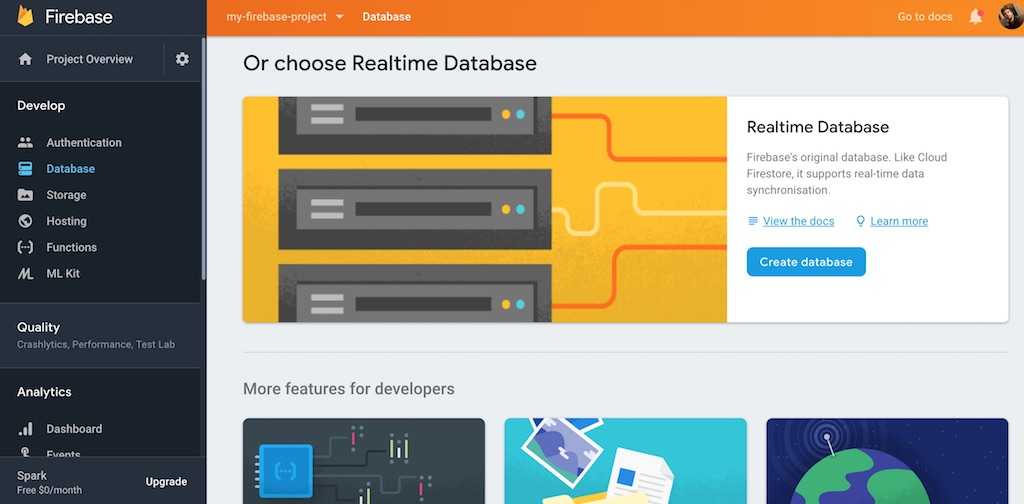 firebase realtime database